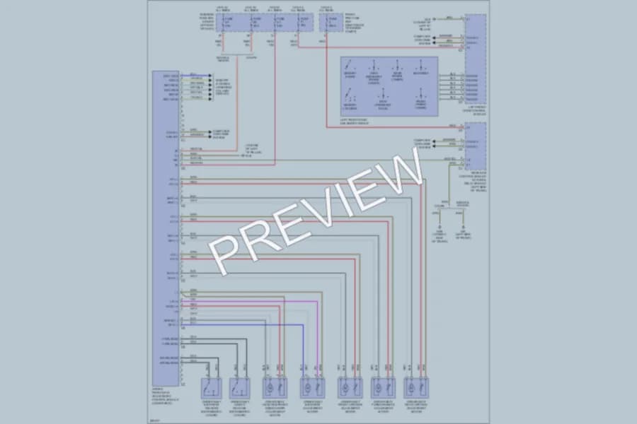 2003 MercedesBenz C240 Memory Systems wiring diagram preview