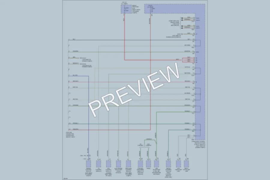 2003 MercedesBenz C320 Computer Data Lines wiring diagram preview