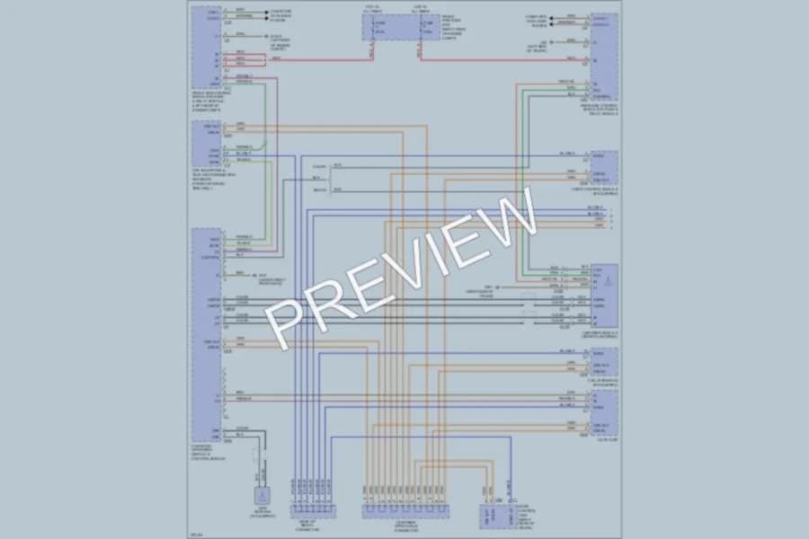 2003 MercedesBenz C320 Radio wiring diagram preview