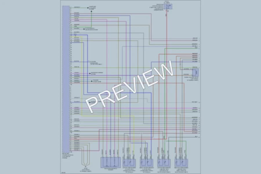 2003 MercedesBenz CLK320 Engine Performance wiring diagram preview
