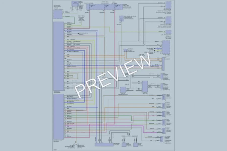 2003 MercedesBenz CLK430 Radio wiring diagram preview