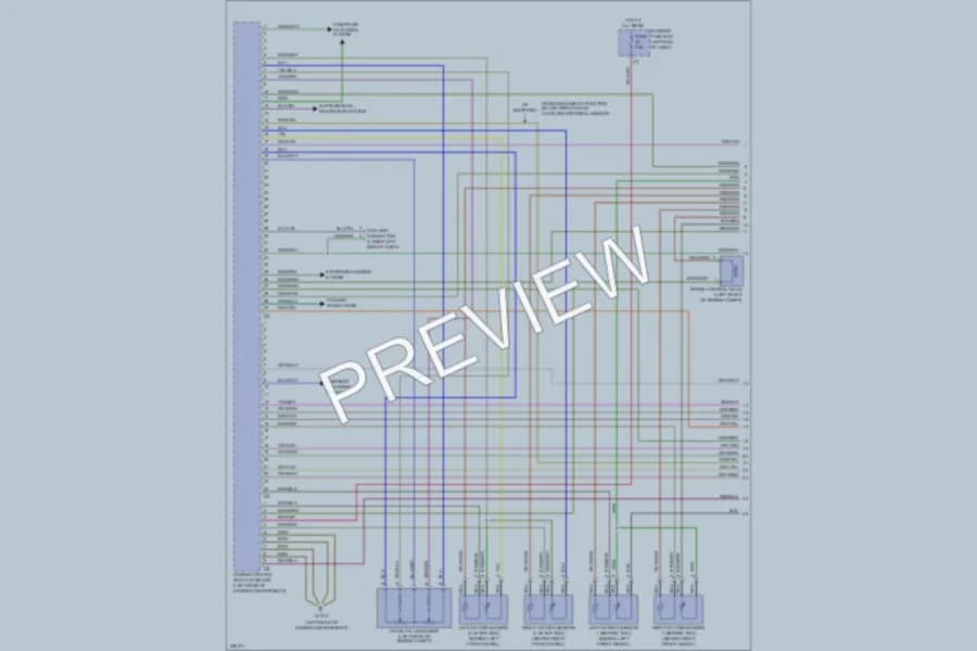 2003 MercedesBenz E320 Engine Performance wiring diagram preview
