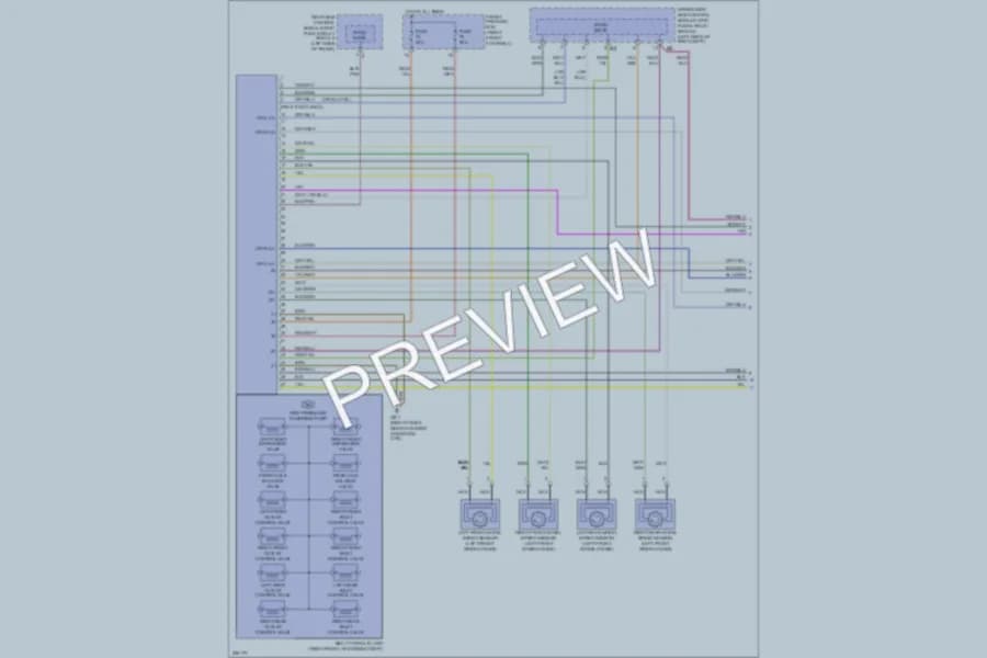 2003 MercedesBenz E500 Anti Lock Brakes wiring diagram preview