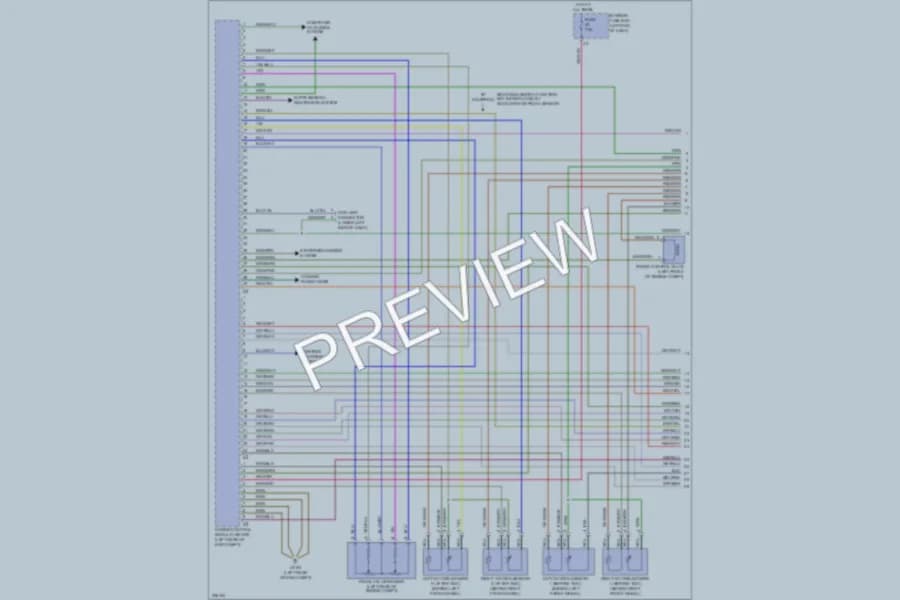 2003 MercedesBenz E500 Engine Performance wiring diagram preview