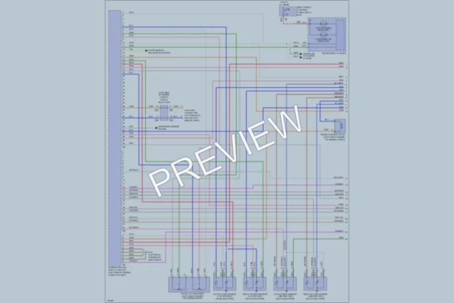 2003 MercedesBenz ML320 Engine Performance wiring diagram preview