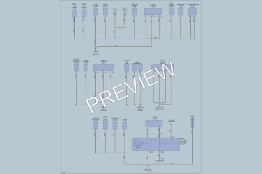 2003 MercedesBenz ML320 Ground Distribution wiring diagram preview