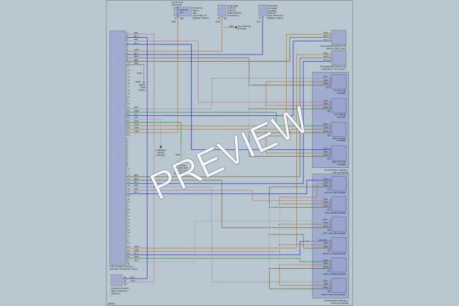 2003 MercedesBenz ML320 Navigation wiring diagram preview
