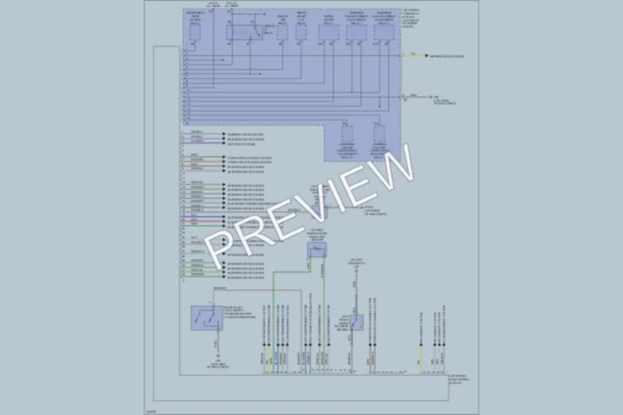 2003 MercedesBenz S430 Body Control Modules wiring diagram preview