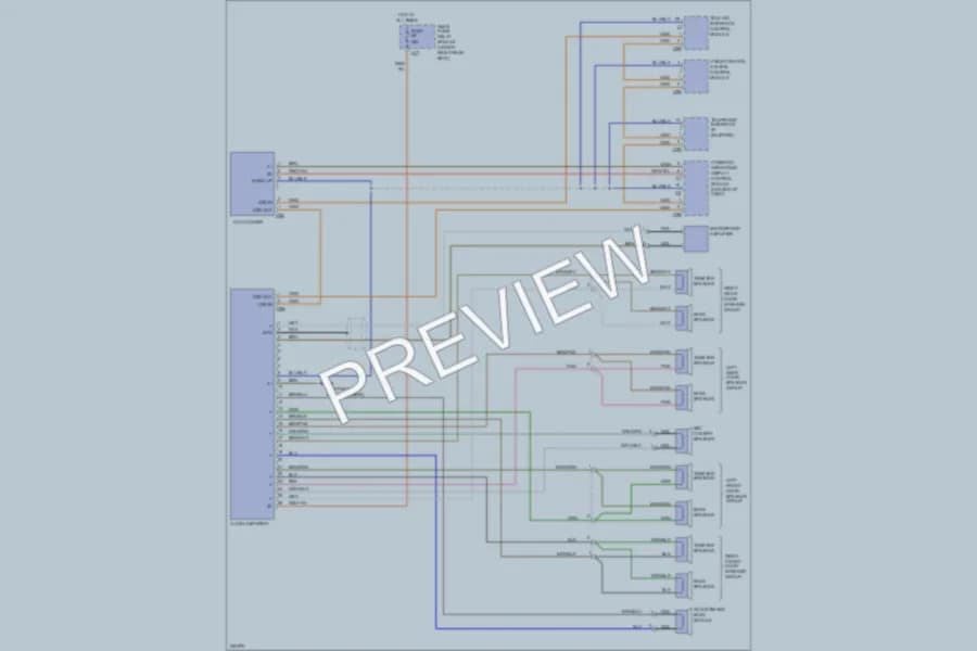 2003 MercedesBenz S430 Radio wiring diagram preview