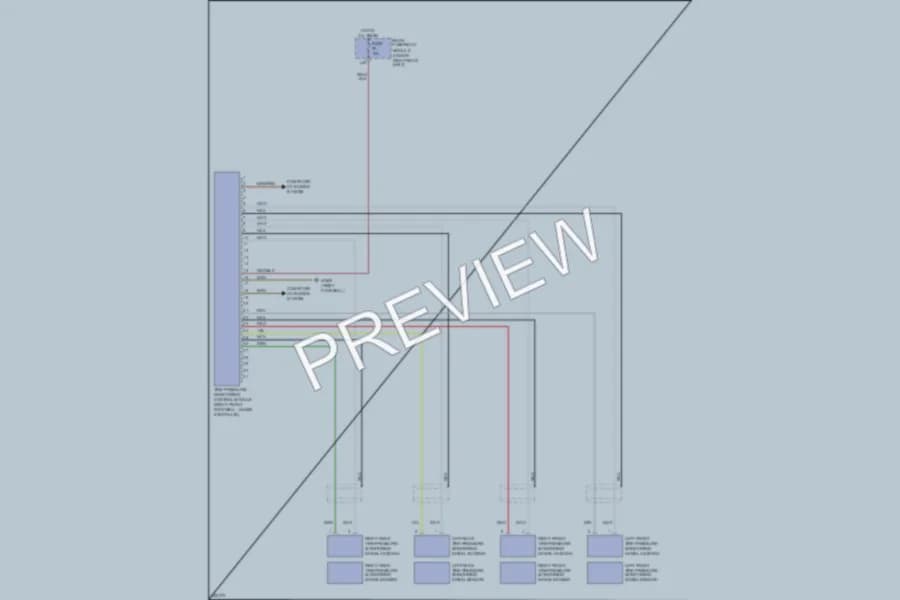 2003 MercedesBenz S430 Warning Systems wiring diagram preview