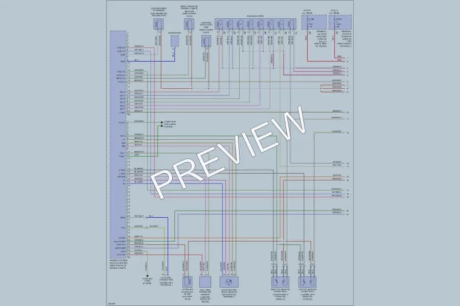 2003 MercedesBenz S500 Engine Performance wiring diagram preview