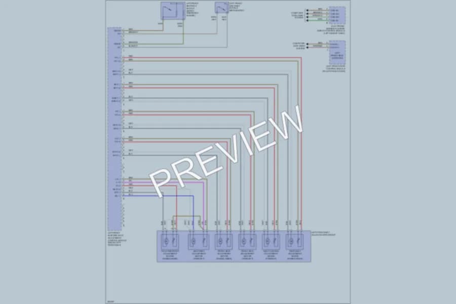2003 MercedesBenz S500 Memory Systems wiring diagram preview