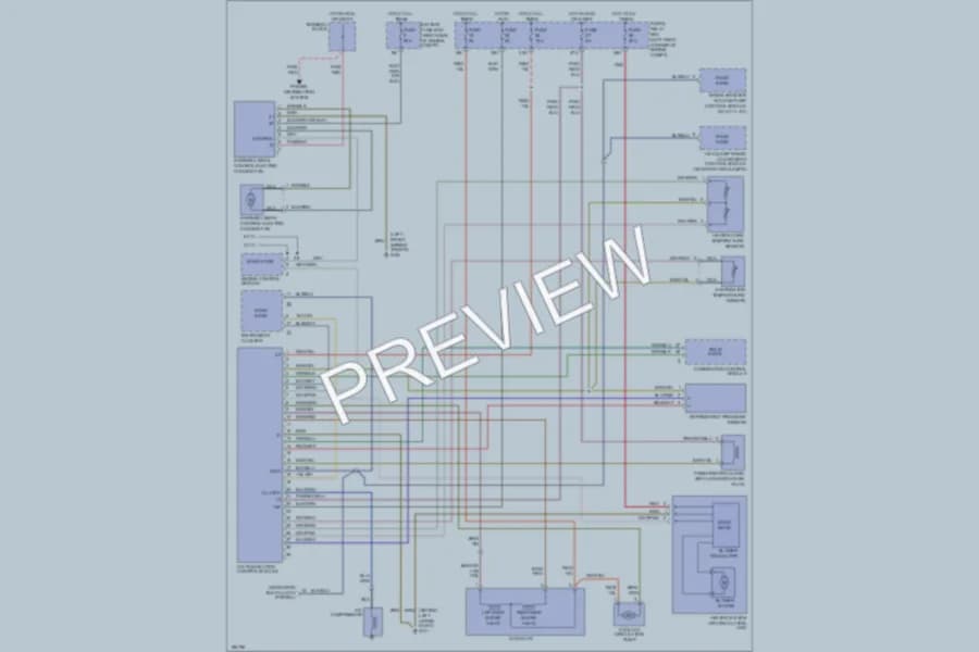 2003 MercedesBenz SLK230 Air Conditioning wiring diagram preview