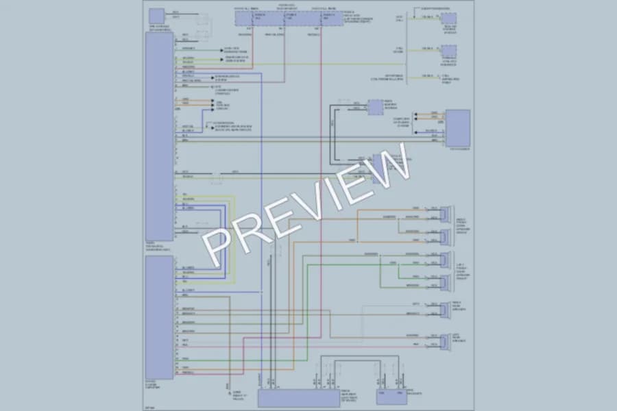 2003 MercedesBenz SLK320 Radio wiring diagram preview