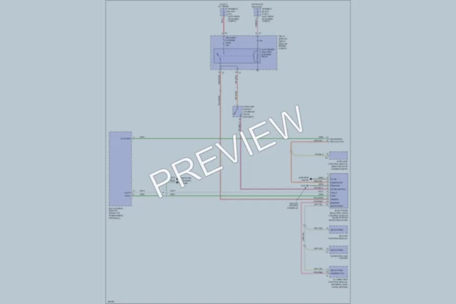 2003 MercedesBenz SLK320 Shift Interlock wiring diagram preview