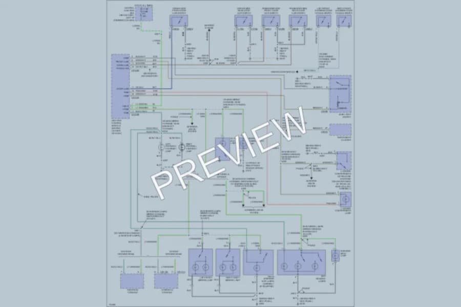 2003 Mercury GrandMarquis Interior Lights wiring diagram preview
