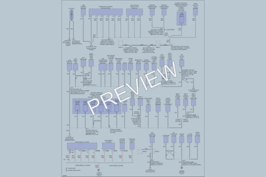 2003 Mercury Marauder Ground Distribution wiring diagram preview