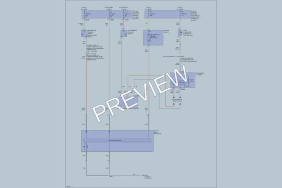 2003 Mercury Mountaineer Shift Interlock wiring diagram preview