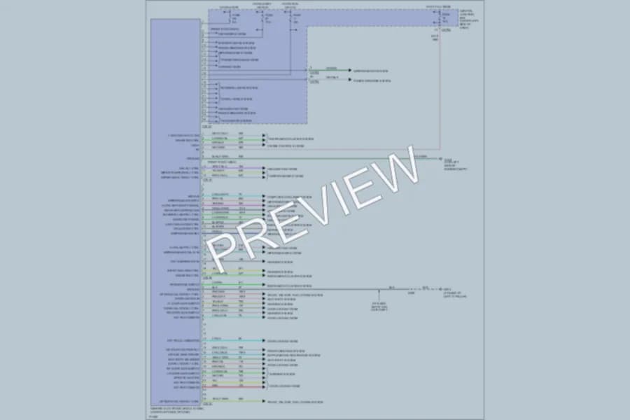 2003 Mercury Sable Body Control Modules wiring diagram preview