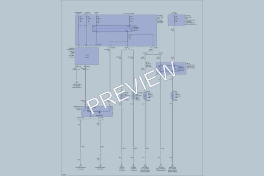 2003 Mercury Sable Defoggers wiring diagram preview