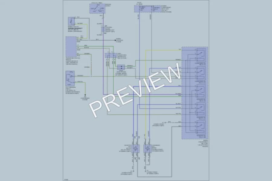 2003 Mitsubishi Diamante Cooling Fan wiring diagram preview