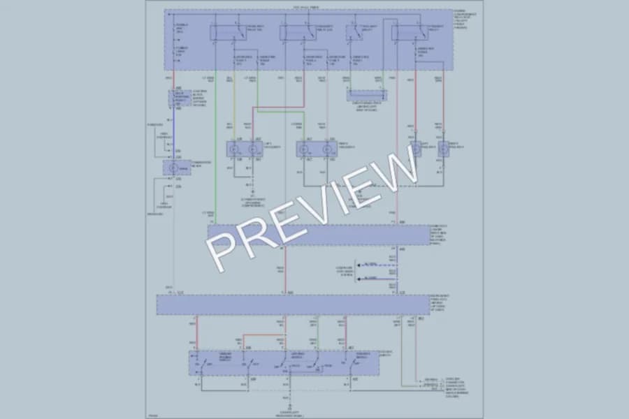 2003 Mitsubishi Diamante Headlights wiring diagram preview