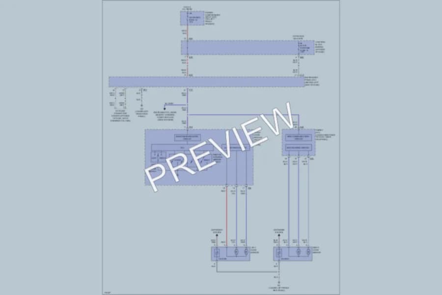2003 Mitsubishi Diamante Power Mirrors wiring diagram preview