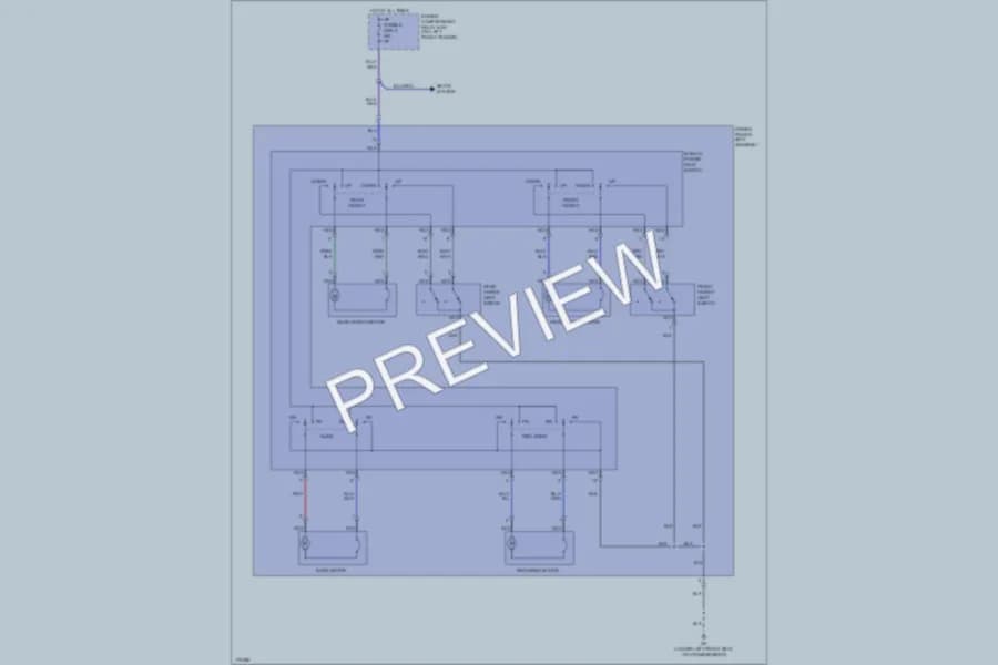 2003 Mitsubishi Diamante Power Seats wiring diagram preview