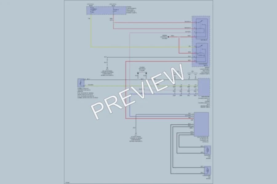 2003 Mitsubishi Eclipse Cooling Fan wiring diagram preview