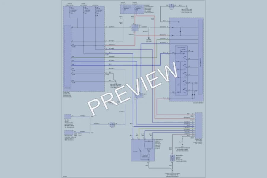 2003 Mitsubishi Eclipse Wiper Washer wiring diagram preview
