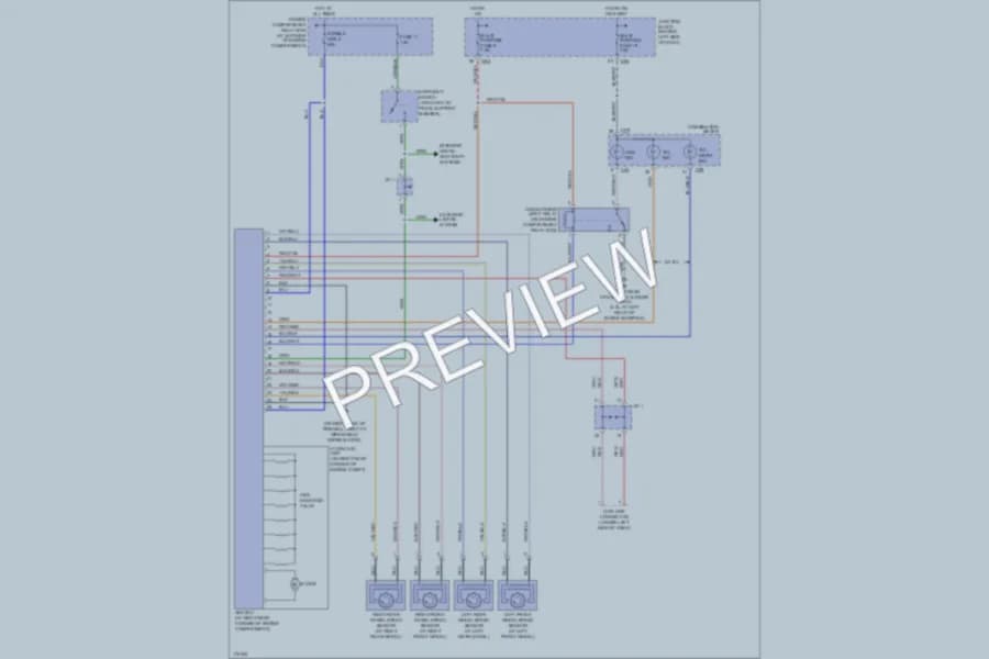 2003 Mitsubishi Galant Anti Lock Brakes wiring diagram preview