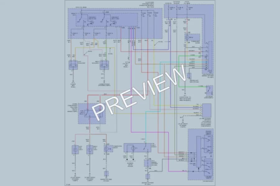 2003 Mitsubishi Galant Headlights wiring diagram preview