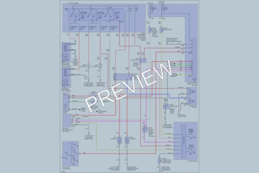 2003 Mitsubishi LancerEvolution Headlights wiring diagram preview