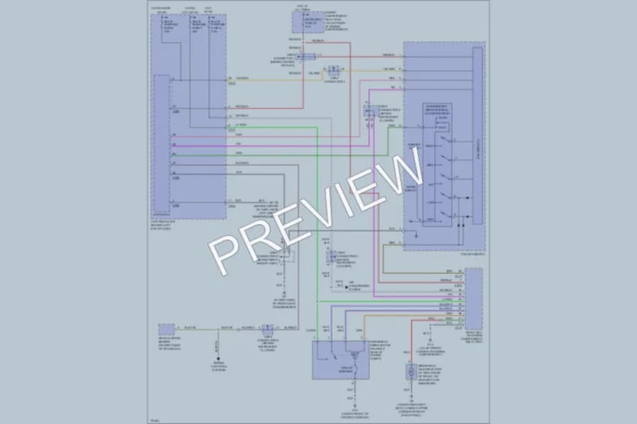 2003 Mitsubishi LancerEvolution Wiper Washer wiring diagram preview