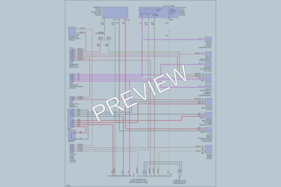 2003 Mitsubishi Montero Computer Data Lines wiring diagram preview