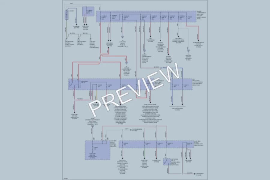 2003 Mitsubishi MonteroSport Power Distribution wiring diagram preview