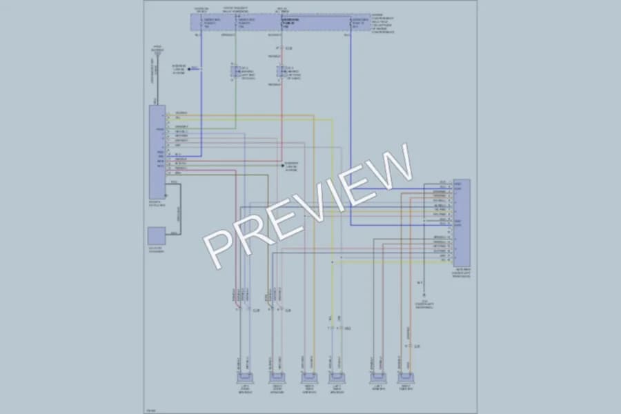 2003 Mitsubishi Outlander Radio wiring diagram preview