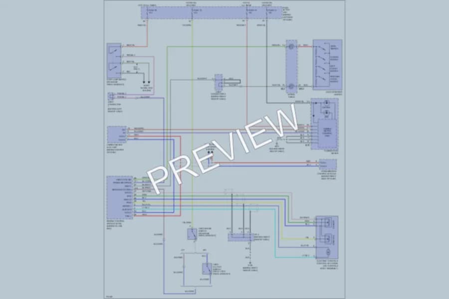 2003 Nissan 350Z Cruise Control wiring diagram preview