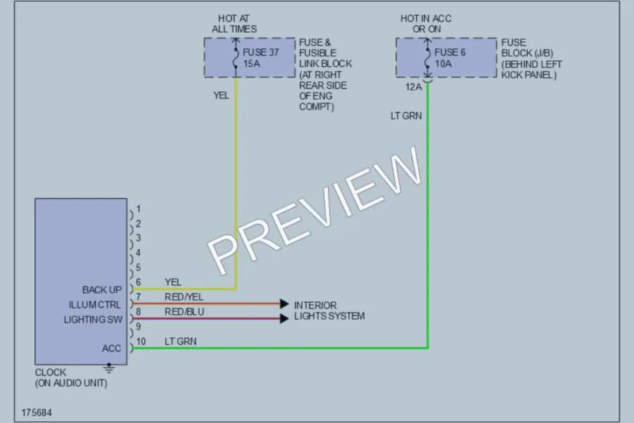 2003 Nissan 350Z Instrument Cluster wiring diagram preview