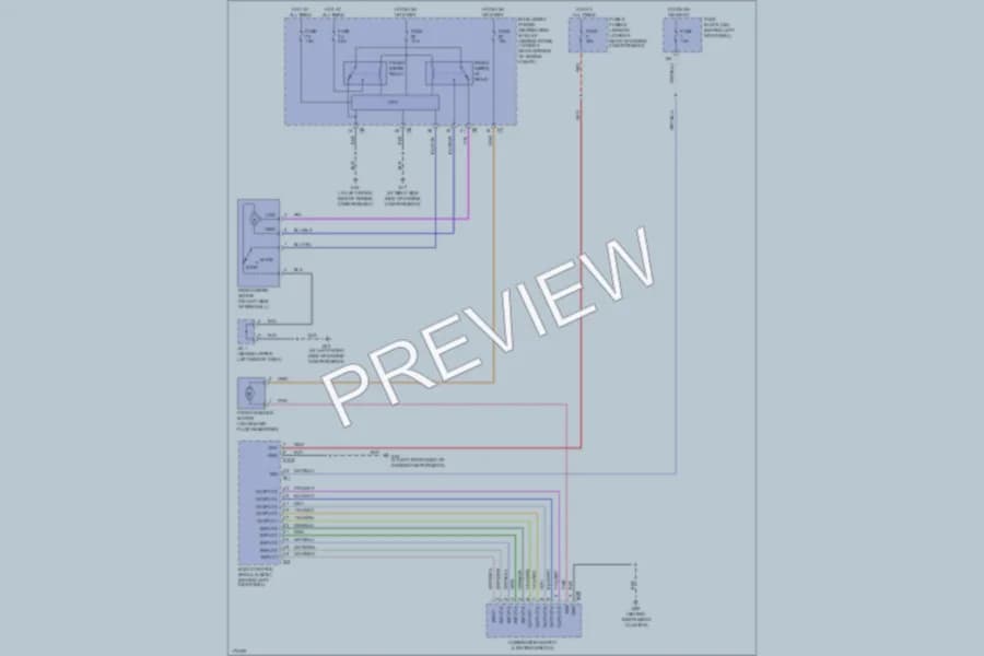2003 Nissan 350Z Wiper Washer wiring diagram preview