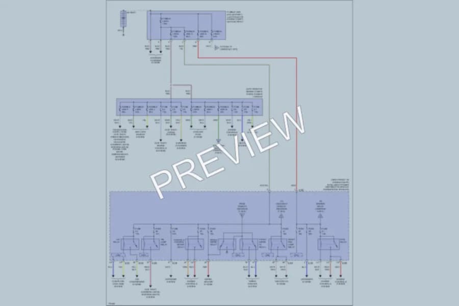2003 Nissan Altima Power Distribution wiring diagram preview