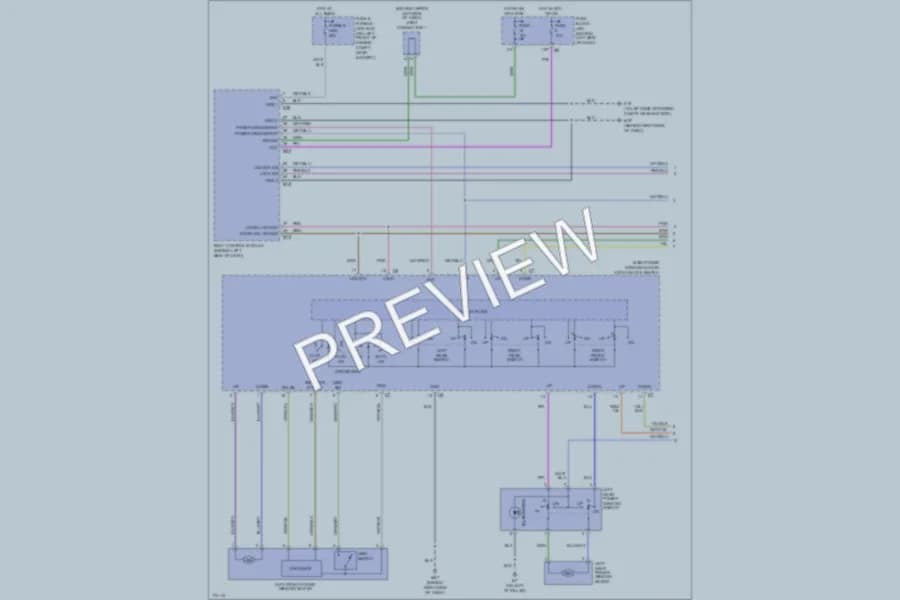 2003 Nissan Altima Power Windows wiring diagram preview
