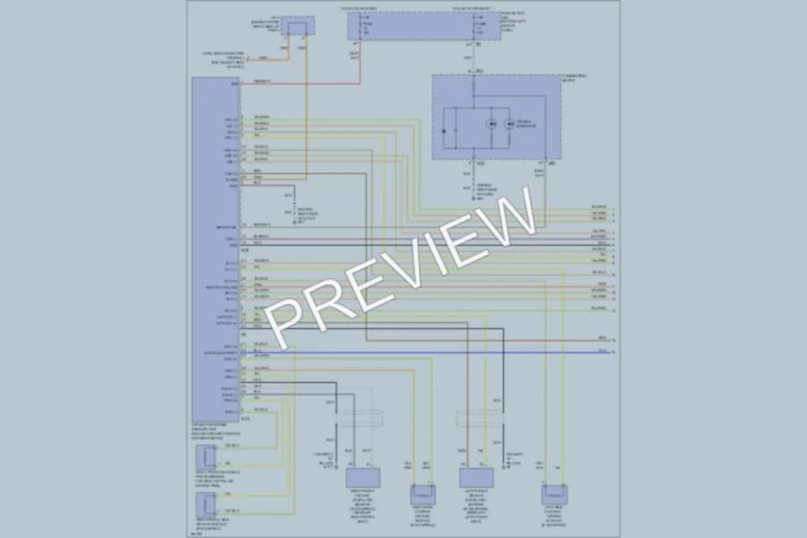 2003 Nissan Altima Supplemental Restraints wiring diagram preview