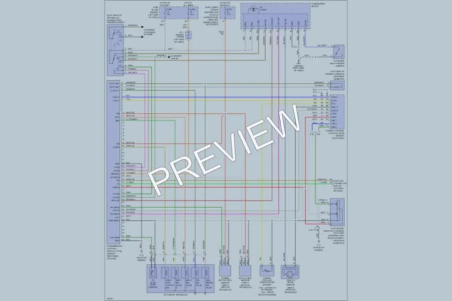 2003 Nissan Altima Transmission wiring diagram preview