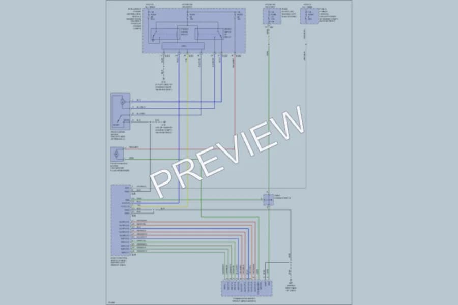2003 Nissan Altima Wiper Washer wiring diagram preview