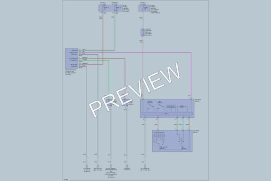 2003 Nissan Maxima Power Top Sunroof wiring diagram preview