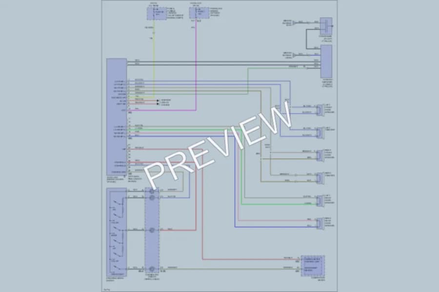 2003 Nissan Maxima Radio wiring diagram preview