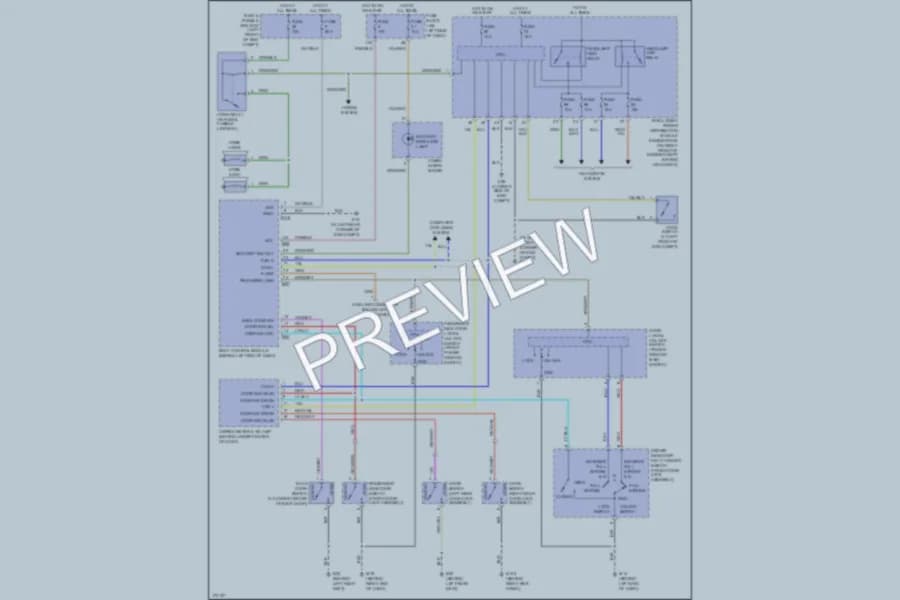 2003 Nissan Murano Anti Theft wiring diagram preview