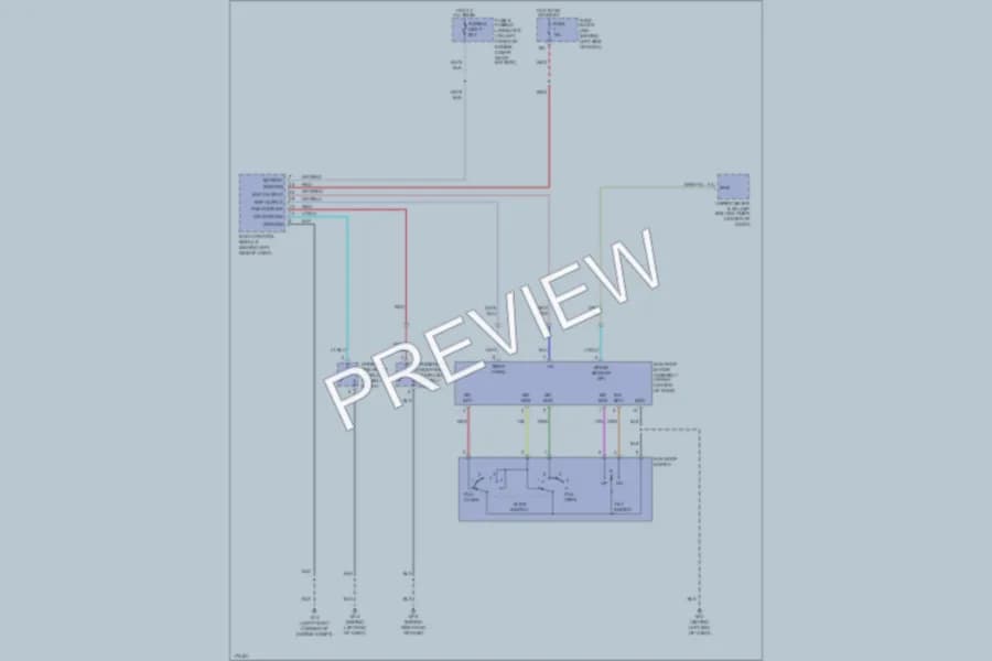 2003 Nissan Murano Power Top Sunroof wiring diagram preview