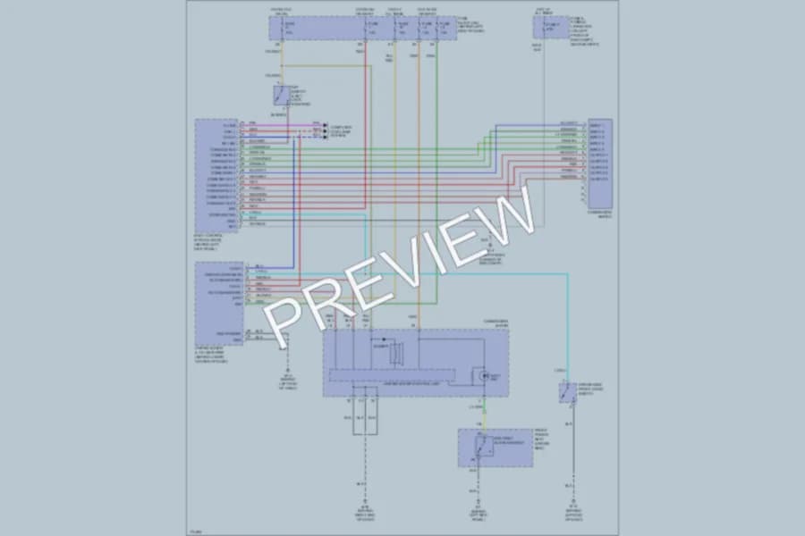 2003 Nissan Murano Warning Systems wiring diagram preview